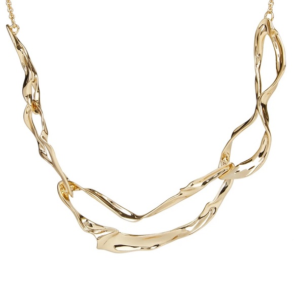 Alexis Bittar Jewelry - Alexis Bittar Crumpled Metal Link Necklace